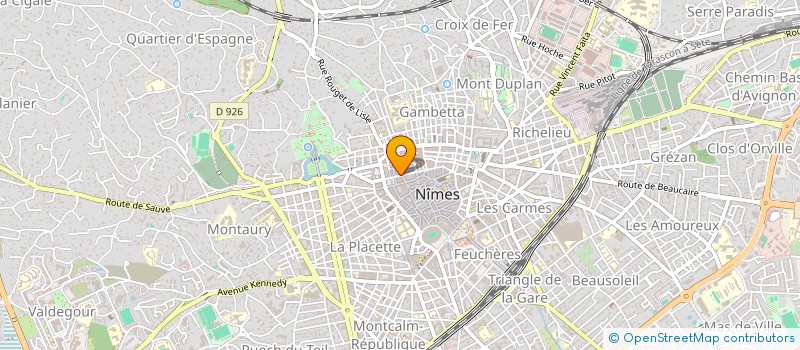 localisation de l'entreprise SOC DE GESTION NIMOISE à NIMES