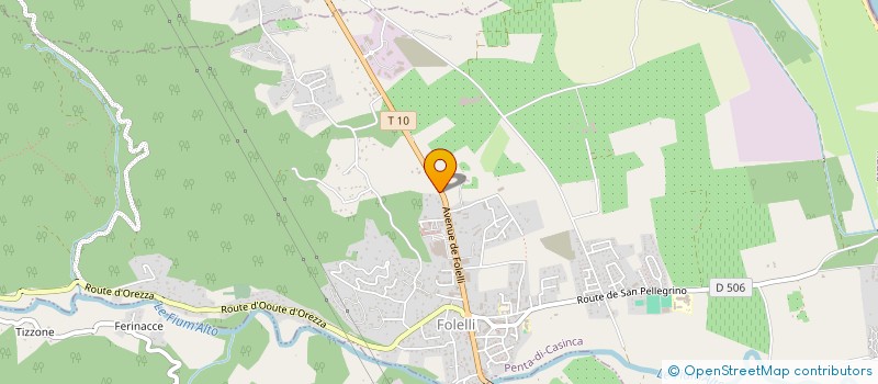 localisation de l'entreprise SOC DE L'EXPLOITATION DE L'ESCALE à PENTA DI CASINCA