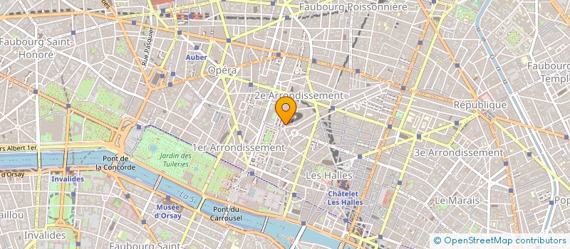 localisation de l'entreprise SOC DE L'HOTEL DE LA BOURSE  PARIS