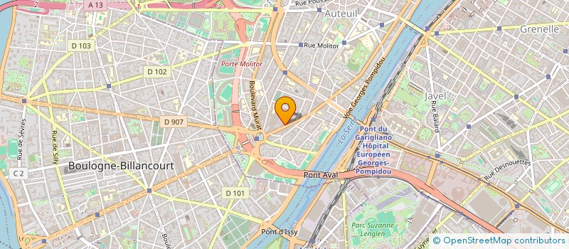 localisation de l'entreprise SOC DE LA PORTE DE ST CLOUD à PARIS