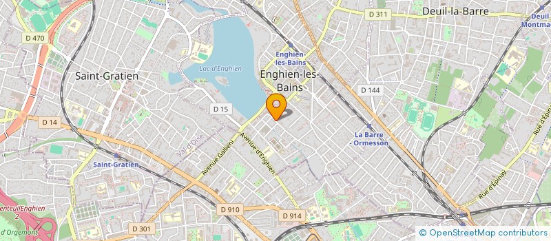 localisation de l'entreprise SOC DE LA SCIENCE CHRETIENNE  ENGHIEN-LES-BAINS