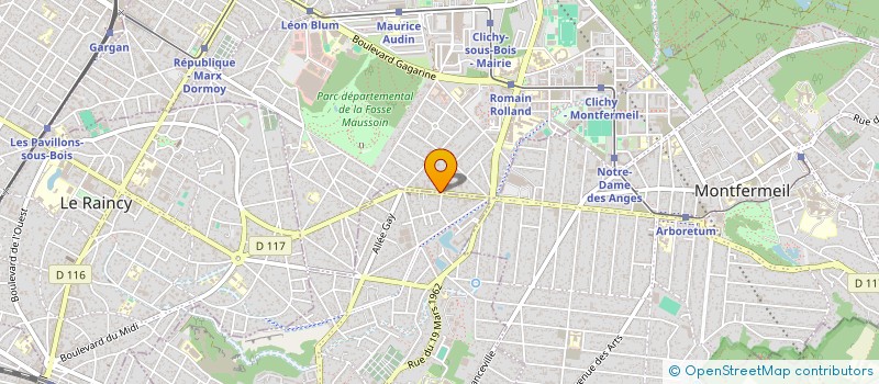 localisation de l'entreprise SOC DE LAVAGE EN LIBRE SERVICE à CLICHY-SOUS-BOIS