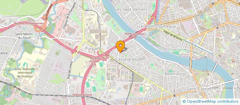 localisation de l'entreprise SOC DE LITTERATURES CLASSIQUES à TOULOUSE
