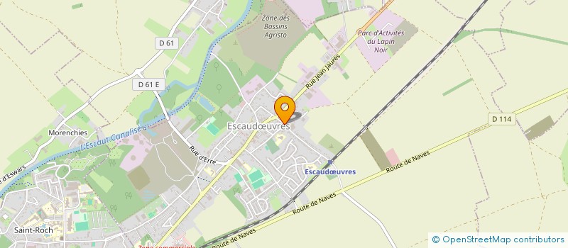 localisation de l'entreprise SOC DE LOCATION D ENGINS  ESCAUDUVRES