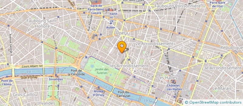 localisation de l'entreprise SOC DE LOCATION DE JETS PRIVES à PARIS