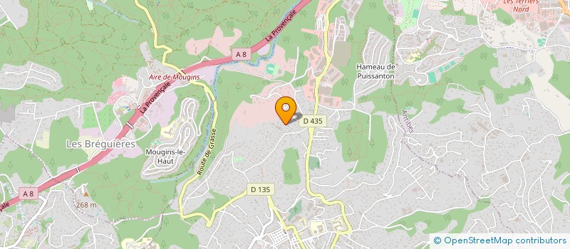 localisation de l'entreprise SOC DE MAINTENANCE CLIMATIQUE ET TECHNIQ à VALLAURIS