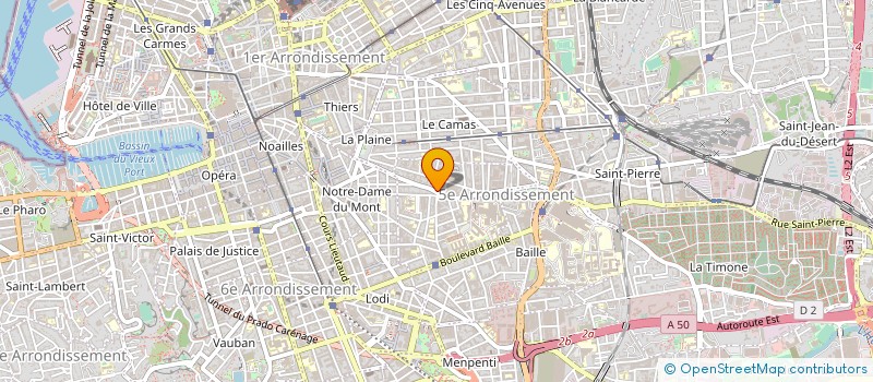 localisation de l'entreprise SOC DE MAINTENANCE ELECTRIQUE & GAZIERE à MARSEILLE