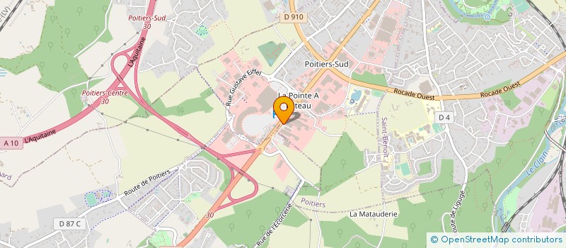 localisation de l'entreprise SOC DE MAINTENANCE ET DE DISTRIBUTION à POITIERS