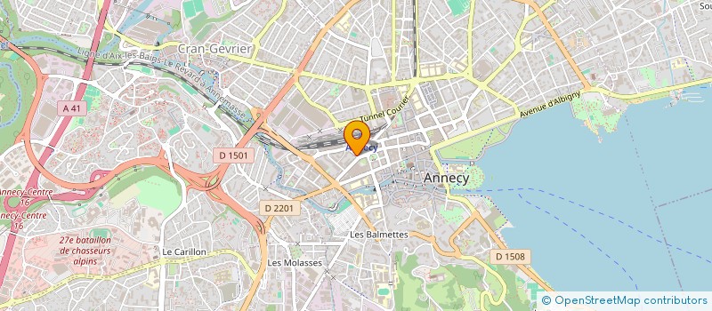 localisation de l'entreprise SOC DE MAITRISE ET EQUIPEMENTS D'ESPACES à ANNECY