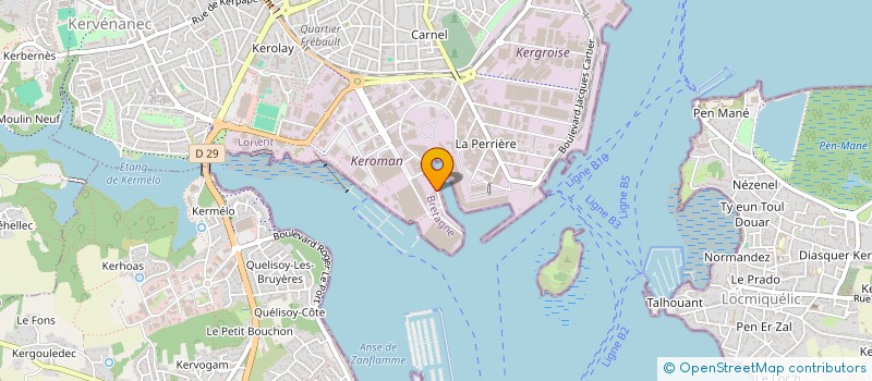 localisation de l'entreprise SOC DE MAREYAGE DES PORTS EUROPEENS à LORIENT