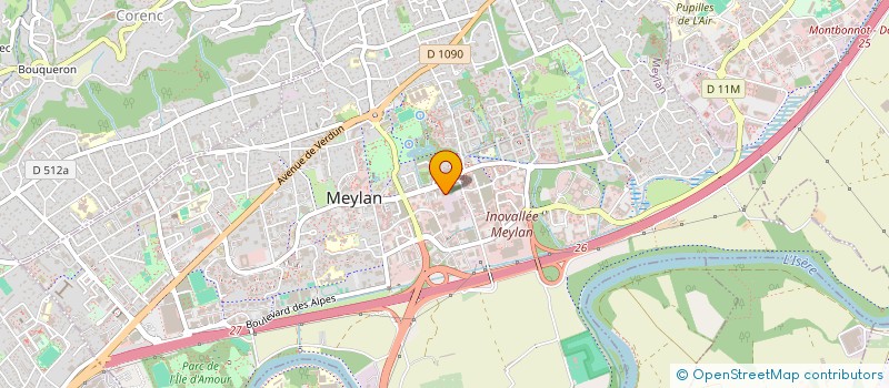 localisation de l'entreprise SOC DE MARKETING ET DE COMMUNICATION à MEYLAN