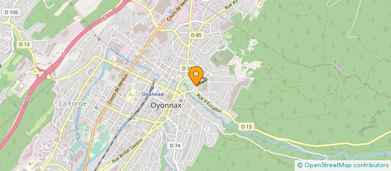 localisation de l'entreprise SOC DE MARQUAGE TECHNIQUE à OYONNAX