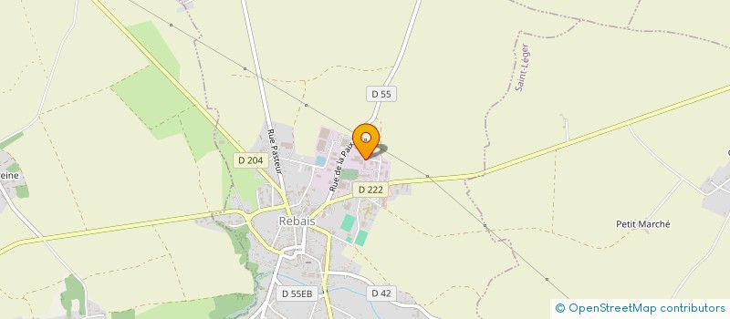 localisation de l'entreprise SOC DE MATERIEL BOUZIANE & VISTOT à REBAIS