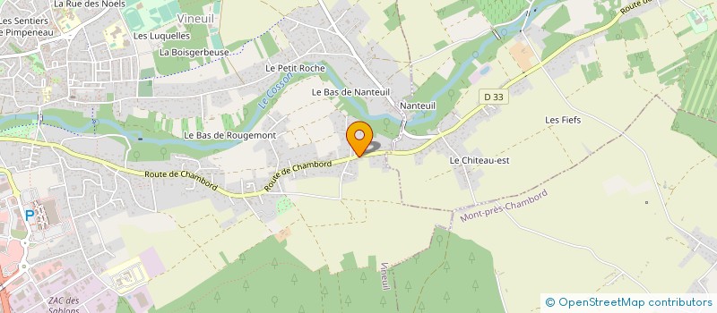 localisation de l'entreprise SOC DE MONTAGE SILOS ET CHARPENTES à VINEUIL