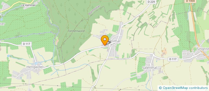 localisation de l'entreprise SOC DE MOULAGES DE L EST SOMEST à DIMBSTHAL