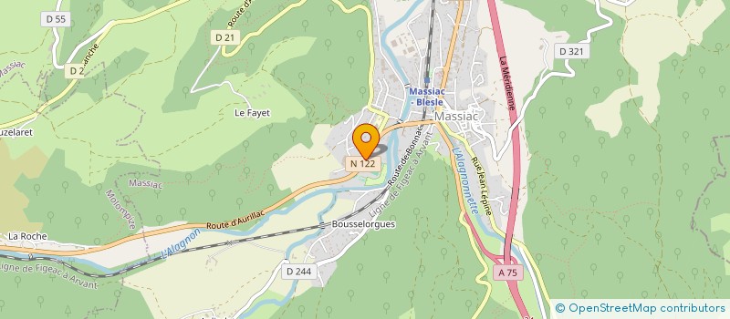 localisation de l'entreprise SOC DE MUSIQUE à MASSIAC