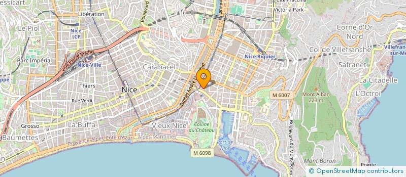 localisation de l'entreprise SOC DE MUSIQUE ANCIENNE DE NICE à NICE