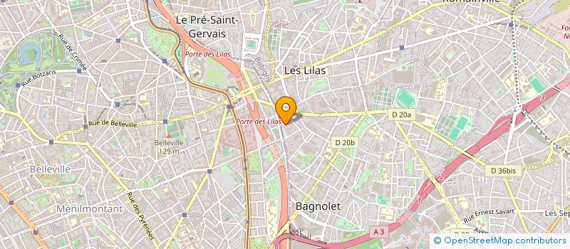localisation de l'entreprise SOC DE NATIONAL TRANSPORT ET SECURITE à LES LILAS