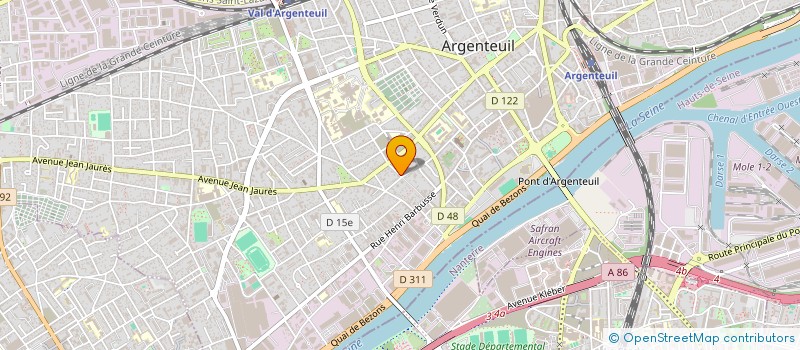 localisation de l'entreprise SOC DE NEGOCE ET CONSEIL FARACHE  ARGENTEUIL