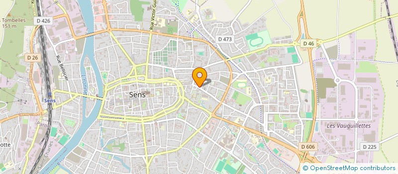 localisation de l'entreprise SOC DE NEGOCE ET TRAVAUX DU BATIMENT à SENS