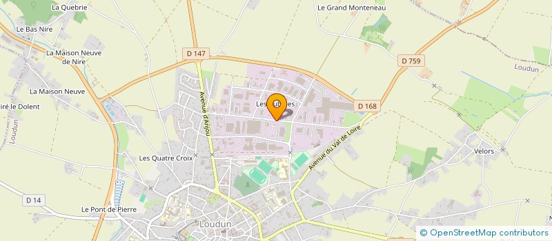 localisation de l'entreprise SOC DE NEGOCE EXPORT IMPORT  LOUDUN
