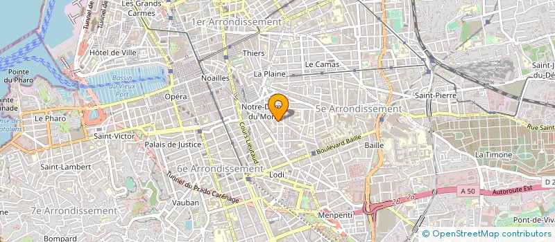 localisation de l'entreprise SOC DE NEGOCE INTERNATIONAL à MARSEILLE