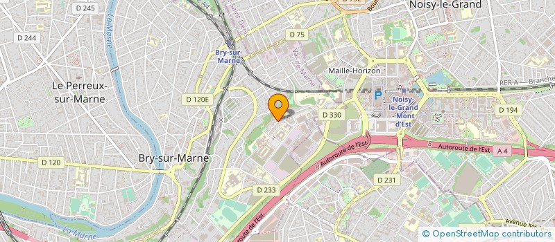localisation de l'entreprise SOC DE NETTOYAGE INDUSTRIEL GEN à BRY-SUR-MARNE
