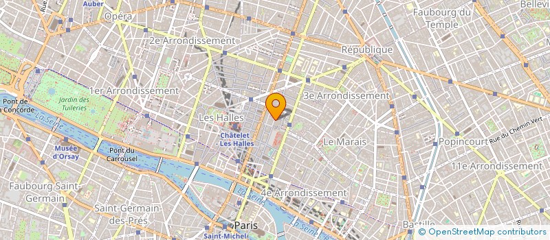 localisation de l'entreprise SOC DE PARTICIPATION HOLDING PARISIENNE  PARIS