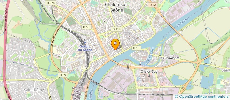 localisation de l'entreprise SOC DE PECHE à CHALON-SUR-SAONE