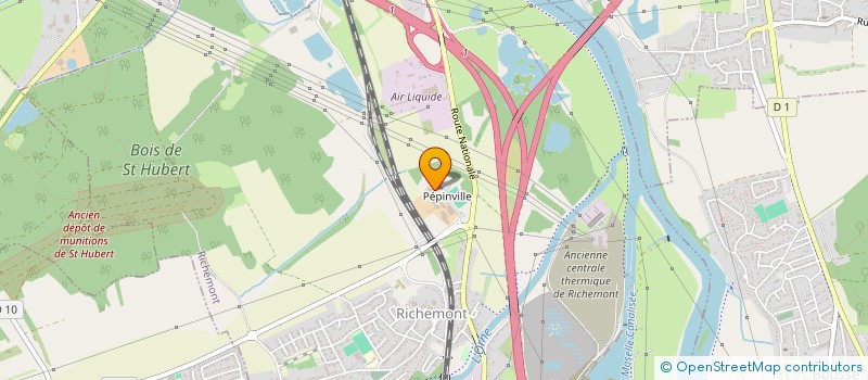 localisation de l'entreprise SOC DE PECHE ET PISCICULTURE  RICHEMONT