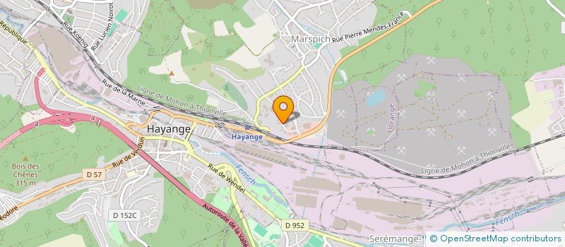 localisation de l'entreprise SOC DE POSE ET TRAVAUX DU BATIMENT à HAYANGE