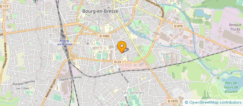 localisation de l'entreprise SOC DE PRESSE ET DE COMMUNICATION à BOURG-EN-BRESSE