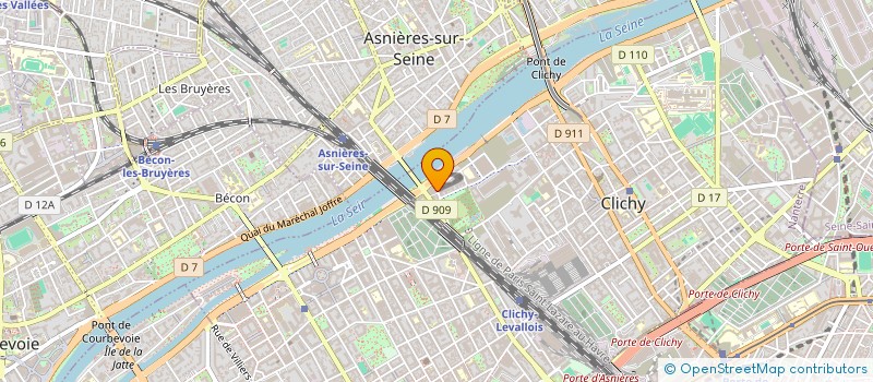 localisation de l'entreprise SOC DE PRESTAT DE SERVICES ET DE REGIE à CLICHY