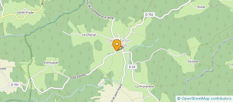 localisation de l'entreprise SOC DE PROCEDES MARTIN BELLINGUEZ à VALZ-SOUS-CHATEAUNEUF