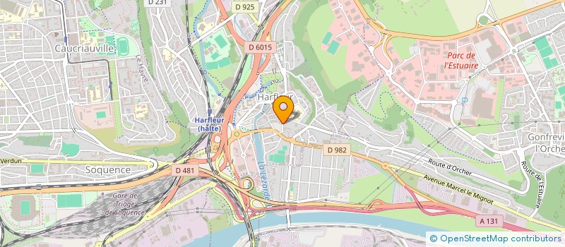localisation de l'entreprise SOC DE PROMOTION DE LA LEZARDE 76 à HARFLEUR