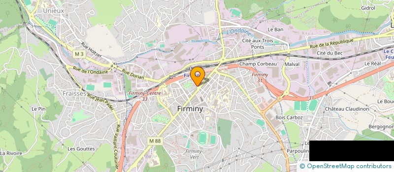 localisation de l'entreprise SOC DE PROMOTION DES ARTS GOURMANDS  FIRMINY