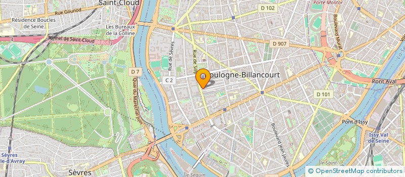 localisation de l'entreprise SOC DE PROMOTION INTERNATIONALE à BOULOGNE-BILLANCOURT