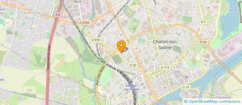 localisation de l'entreprise SOC DE REALISATION DE TRAVAUX IMMOBILIER à CHALON-SUR-SAONE