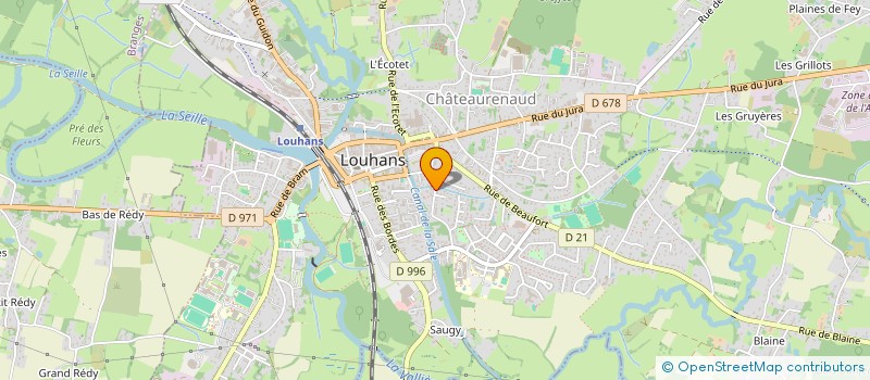 localisation de l'entreprise SOC DE RECUPERATION RUSSIAS à LOUHANS