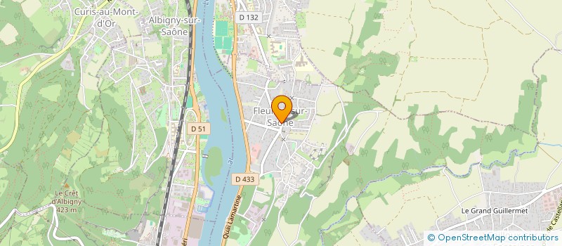 localisation de l'entreprise SOC DE REPRESENTATION TECHNIQUE  FLEURIEU-SUR-SAONE