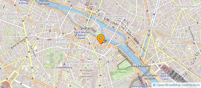 localisation de l'entreprise SOC DE RESTAUR. ET DE CUISI. APPLIQUEE à PARIS