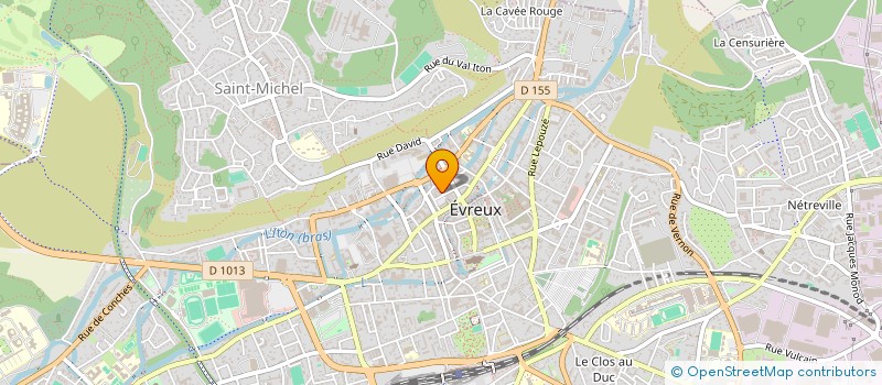 localisation de l'entreprise SOC DE RESTAURATION EBROICIENNE à EVREUX