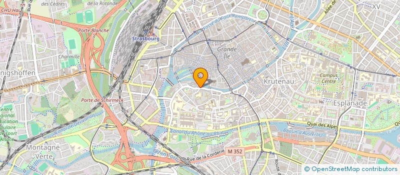 localisation de l'entreprise SOC DE RESTAURATION ET DE LOISIRS à STRASBOURG
