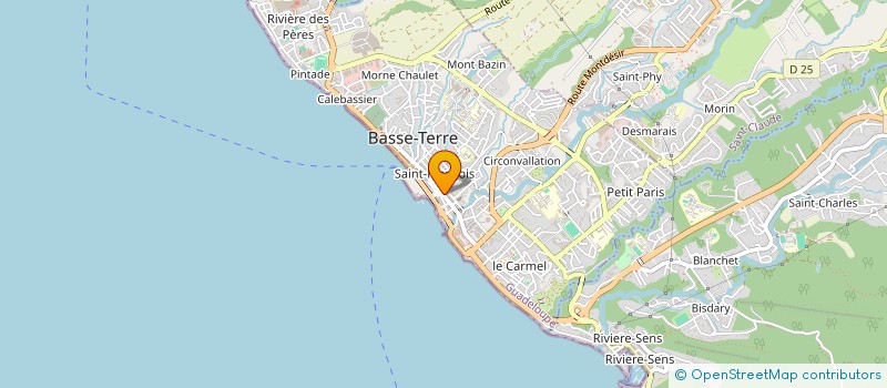 localisation de l'entreprise SOC DE RESTAURATION RAPIDE  BASSE-TERRE