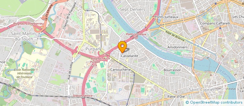 localisation de l'entreprise SOC DE SECOURS EN SPELEO HAUTE GARONNE à TOULOUSE