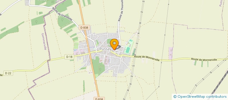 localisation de l'entreprise SOC DE SECOURS MUTUELS SAPEURS POMPIERS à PUSSAY