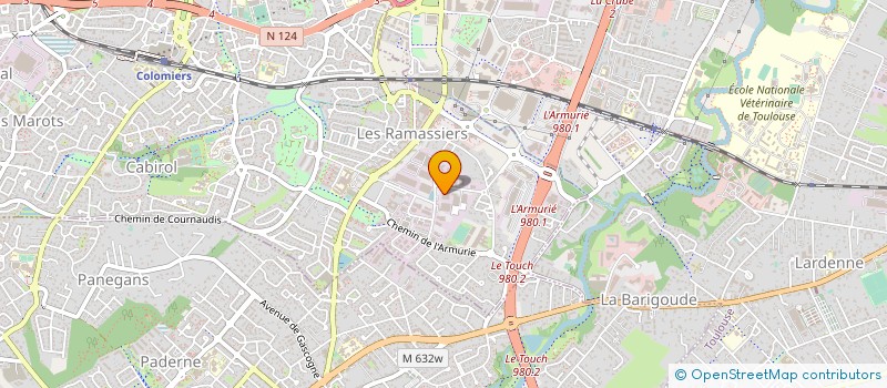 localisation de l'entreprise SOC DE SERVICES AUX ENTREPRISES à COLOMIERS