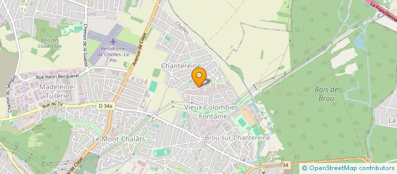 localisation de l'entreprise SOC DE SERVICES & COMMUNICAT PARISIENNE à CHELLES