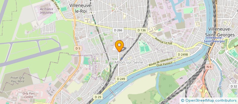 localisation de l'entreprise SOC DE SERVICES EN GENIE INFORMATIQUE à ABLON-SUR-SEINE