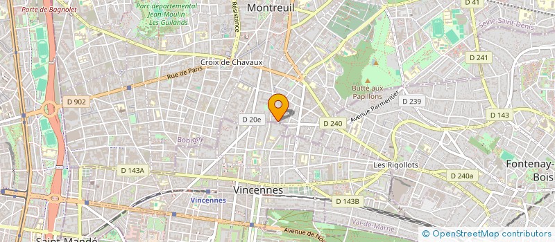 localisation de l'entreprise SOC DE SOUTIEN PUBLICITAIRE à MONTREUIL